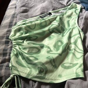 Light green and dark green